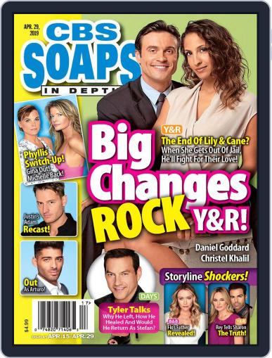 CBS Soaps In Depth April 29th, 2019 Digital Back Issue Cover