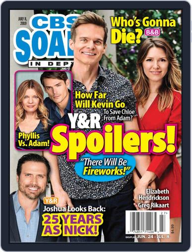 CBS Soaps In Depth July 8th, 2019 Digital Back Issue Cover