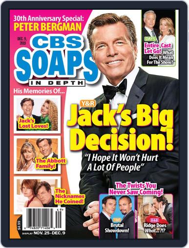 CBS Soaps In Depth December 9th, 2019 Digital Back Issue Cover