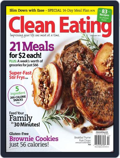 Clean Eating February 4th, 2011 Digital Back Issue Cover