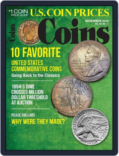 Coins November 1st, 2019 Digital Back Issue Cover