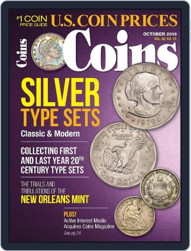 Coins October 1st, 2019 Digital Back Issue Cover