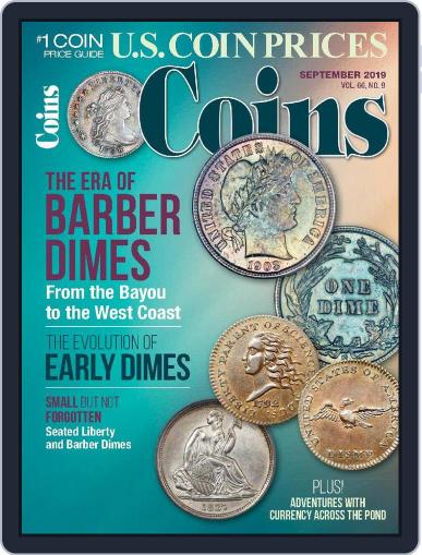 Coins September 1st, 2019 Digital Back Issue Cover
