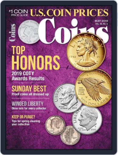 Coins May 1st, 2019 Digital Back Issue Cover