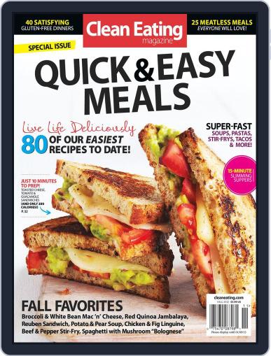 Clean Eating October 9th, 2012 Digital Back Issue Cover