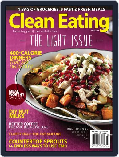 Clean Eating February 25th, 2014 Digital Back Issue Cover