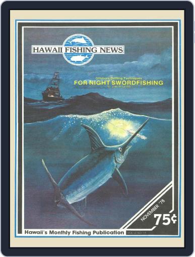 Hawaii Fishing News November 1st, 1978 Digital Back Issue Cover