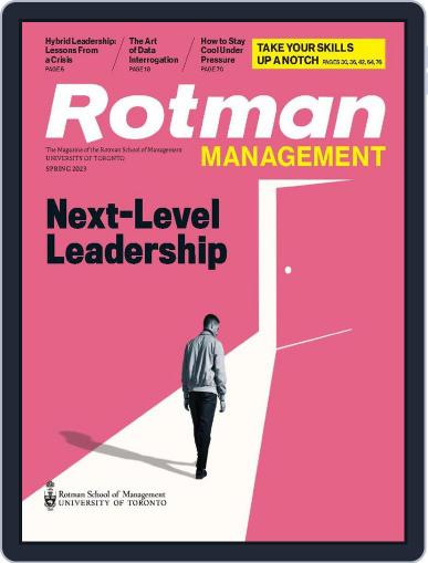 Rotman Management April 15th, 2023 Digital Back Issue Cover