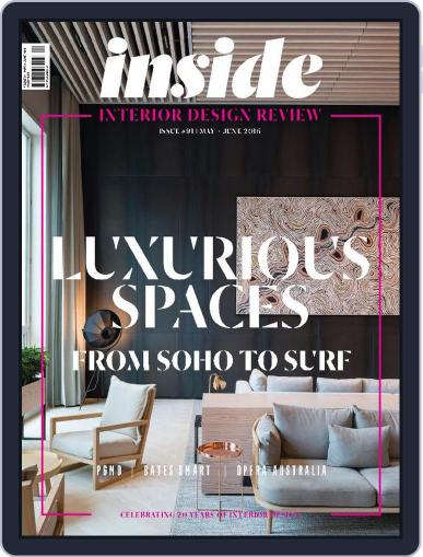 (inside) interior design review May 9th, 2016 Digital Back Issue Cover