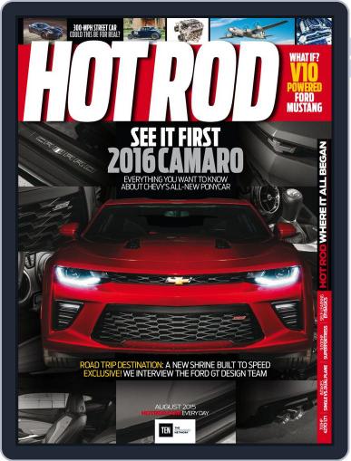 Hot Rod August 1st, 2015 Digital Back Issue Cover