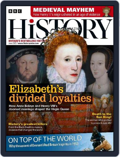 Bbc History June 1st, 2023 Digital Back Issue Cover