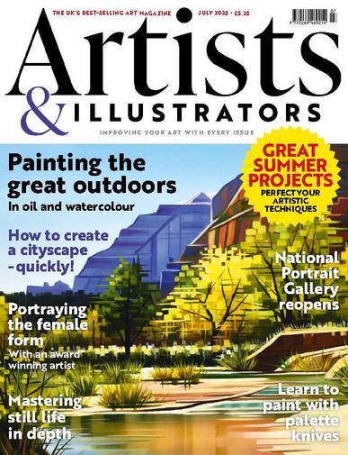 Artists & Illustrators July 1st, 2023 Digital Back Issue Cover