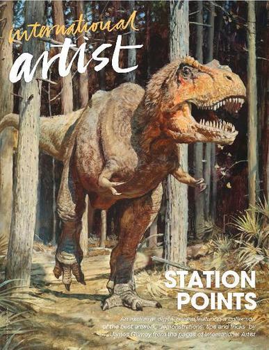 International Artist - Station Points - James Gurney April 25th, 2023 Digital Back Issue Cover