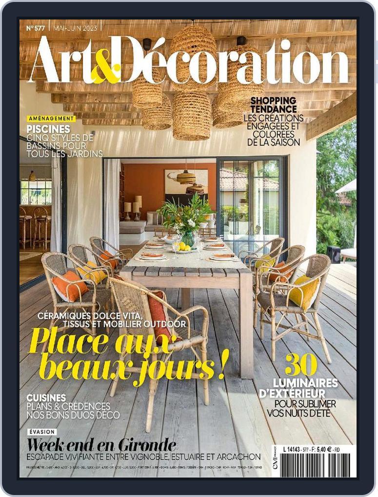 Art & Décoration (Digital) Subscription                    May 1st, 2023 Issue