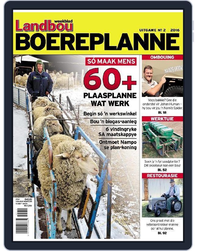 Landbou Boereplanne Magazine (Digital) Subscription                    September 1st, 2016 Issue