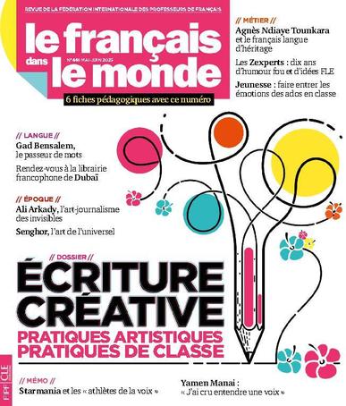 Le Français Dans Le Monde May 1st, 2023 Digital Back Issue Cover