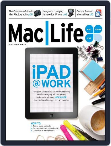 MacLife July 1st, 2013 Digital Back Issue Cover
