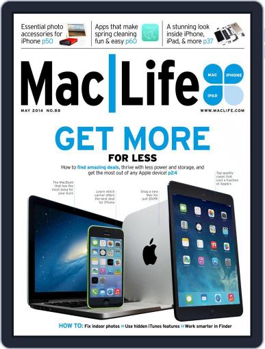 MacLife May 1st, 2014 Digital Back Issue Cover