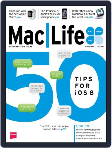 MacLife December 1st, 2014 Digital Back Issue Cover