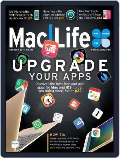 MacLife October 1st, 2015 Digital Back Issue Cover