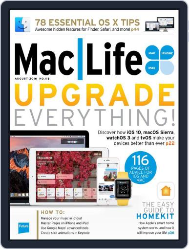 MacLife July 26th, 2016 Digital Back Issue Cover