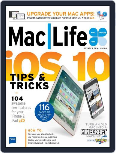 MacLife October 1st, 2016 Digital Back Issue Cover
