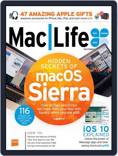 MacLife December 1st, 2016 Digital Back Issue Cover