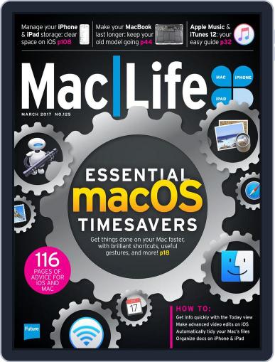 MacLife March 1st, 2017 Digital Back Issue Cover