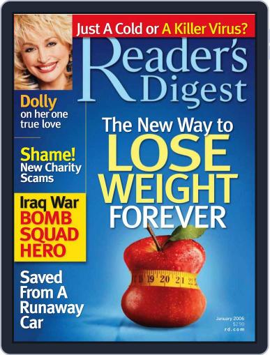 Reader's Digest December 6th, 2005 Digital Back Issue Cover