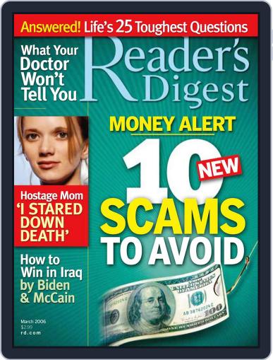 Reader's Digest February 10th, 2006 Digital Back Issue Cover