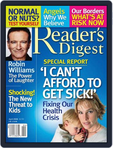 Reader's Digest March 10th, 2006 Digital Back Issue Cover