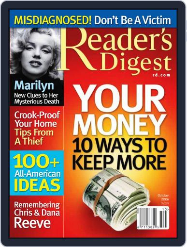 Reader's Digest September 28th, 2006 Digital Back Issue Cover