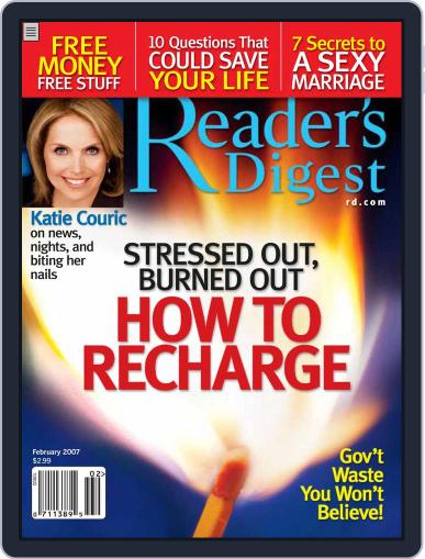 Reader's Digest January 16th, 2007 Digital Back Issue Cover
