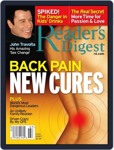 Reader's Digest June 18th, 2007 Digital Back Issue Cover