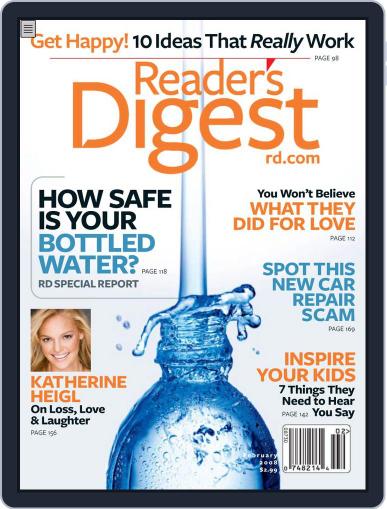 Reader's Digest January 28th, 2008 Digital Back Issue Cover