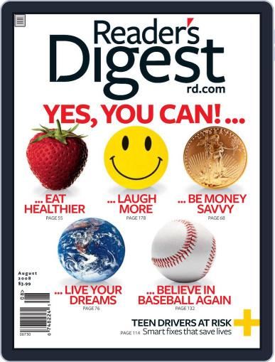 Reader's Digest July 21st, 2008 Digital Back Issue Cover
