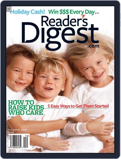 Reader's Digest November 18th, 2008 Digital Back Issue Cover