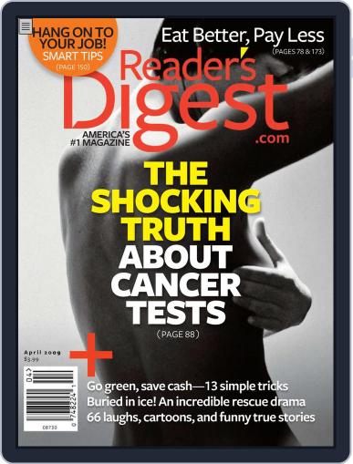 Reader's Digest March 23rd, 2009 Digital Back Issue Cover