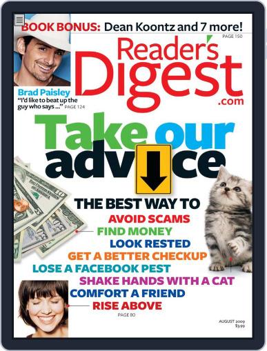 Reader's Digest July 21st, 2009 Digital Back Issue Cover