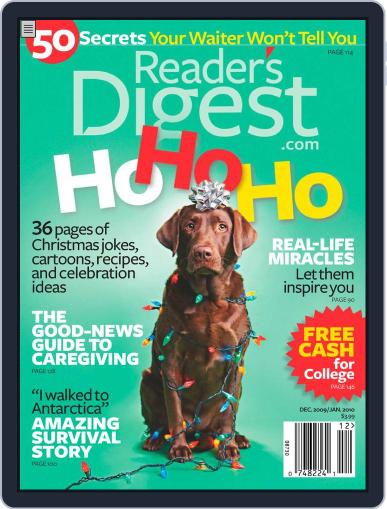 Reader's Digest December 2nd, 2009 Digital Back Issue Cover