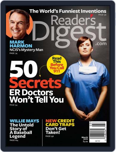 Reader's Digest February 16th, 2010 Digital Back Issue Cover