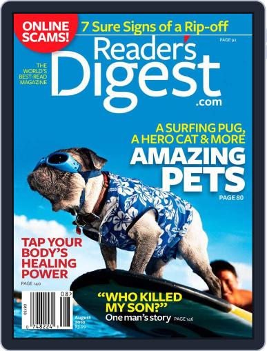 Reader's Digest July 20th, 2010 Digital Back Issue Cover