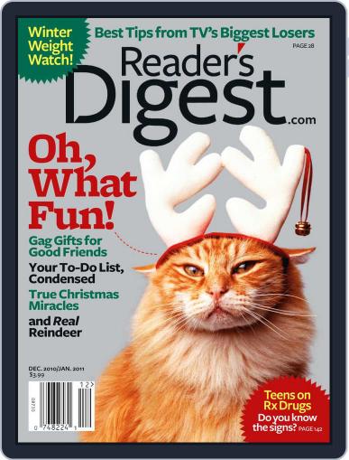 Reader's Digest November 17th, 2010 Digital Back Issue Cover