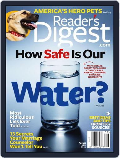 Reader's Digest July 19th, 2011 Digital Back Issue Cover