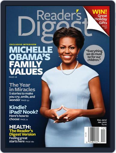 Reader's Digest November 17th, 2011 Digital Back Issue Cover