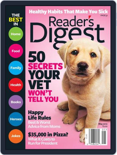 Reader's Digest April 11th, 2012 Digital Back Issue Cover