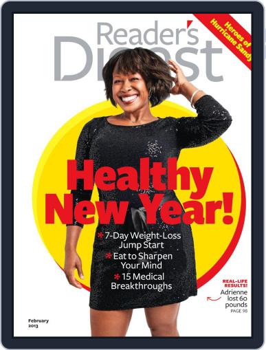 Reader's Digest February 1st, 2013 Digital Back Issue Cover
