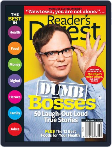 Reader's Digest March 1st, 2013 Digital Back Issue Cover