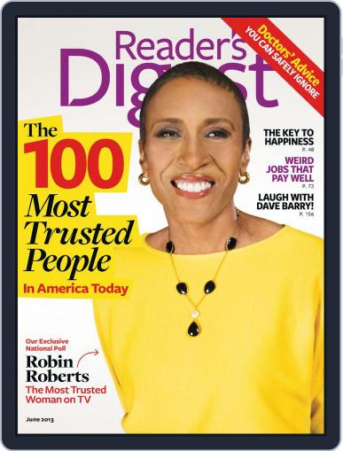 Reader's Digest June 1st, 2013 Digital Back Issue Cover