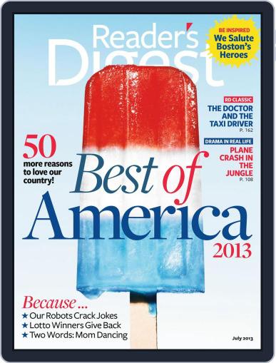 Reader's Digest July 1st, 2013 Digital Back Issue Cover